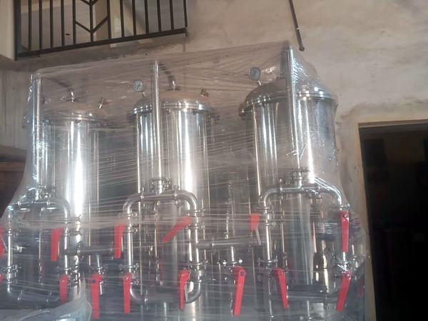 Piped water treatment plant, 5 tonnes