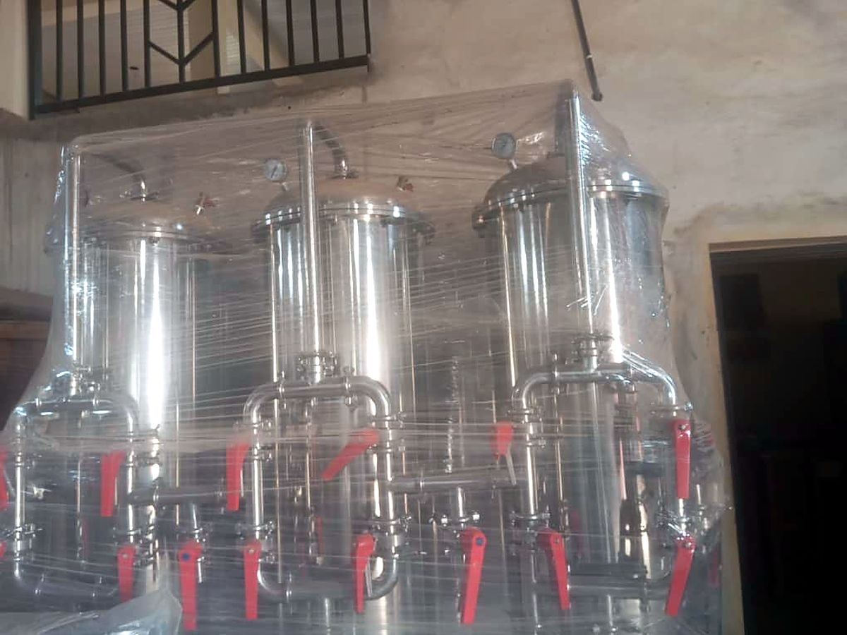 Piped water treatment plant, 5 tonnes